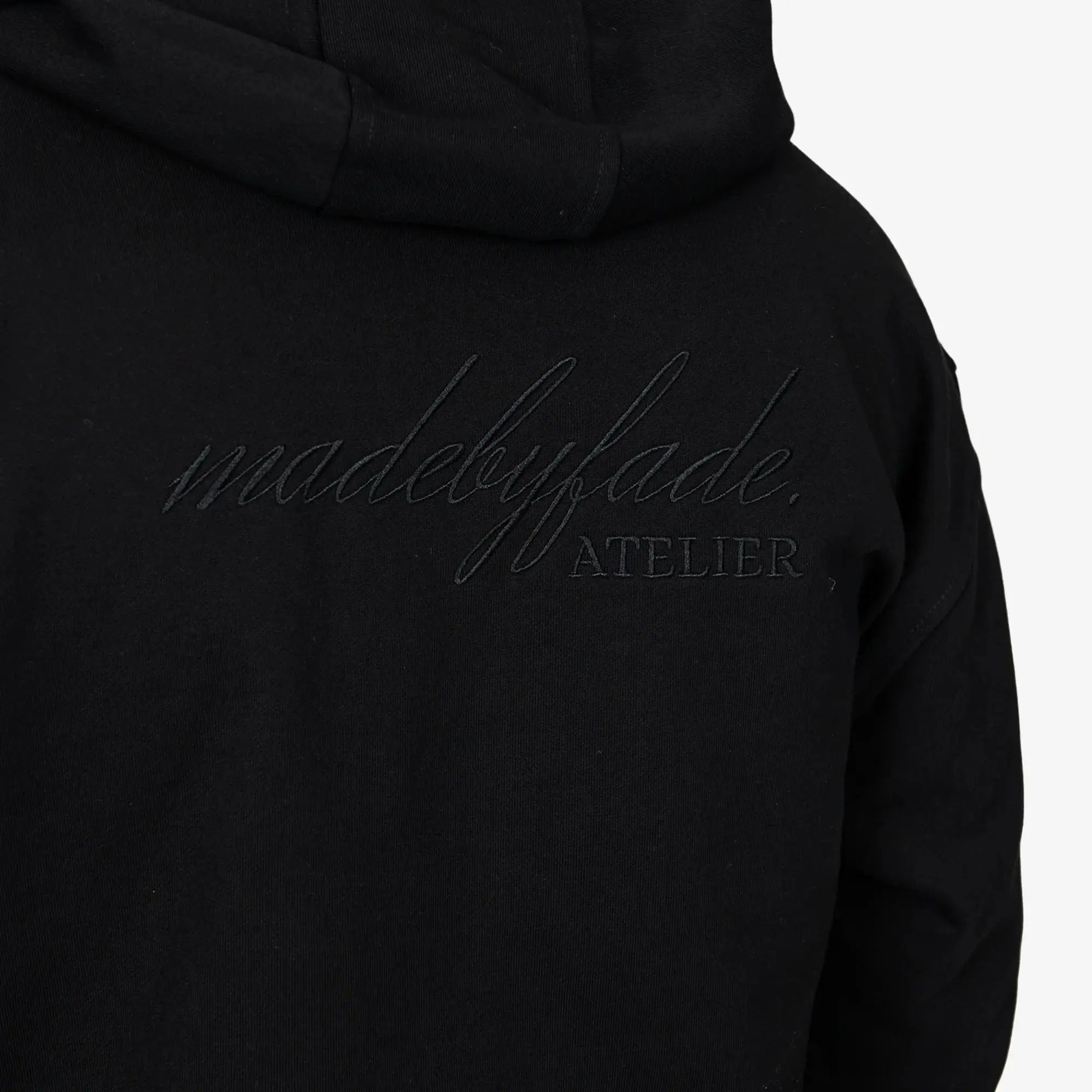 Atelier Hooded Sweatshirt Black - FADE