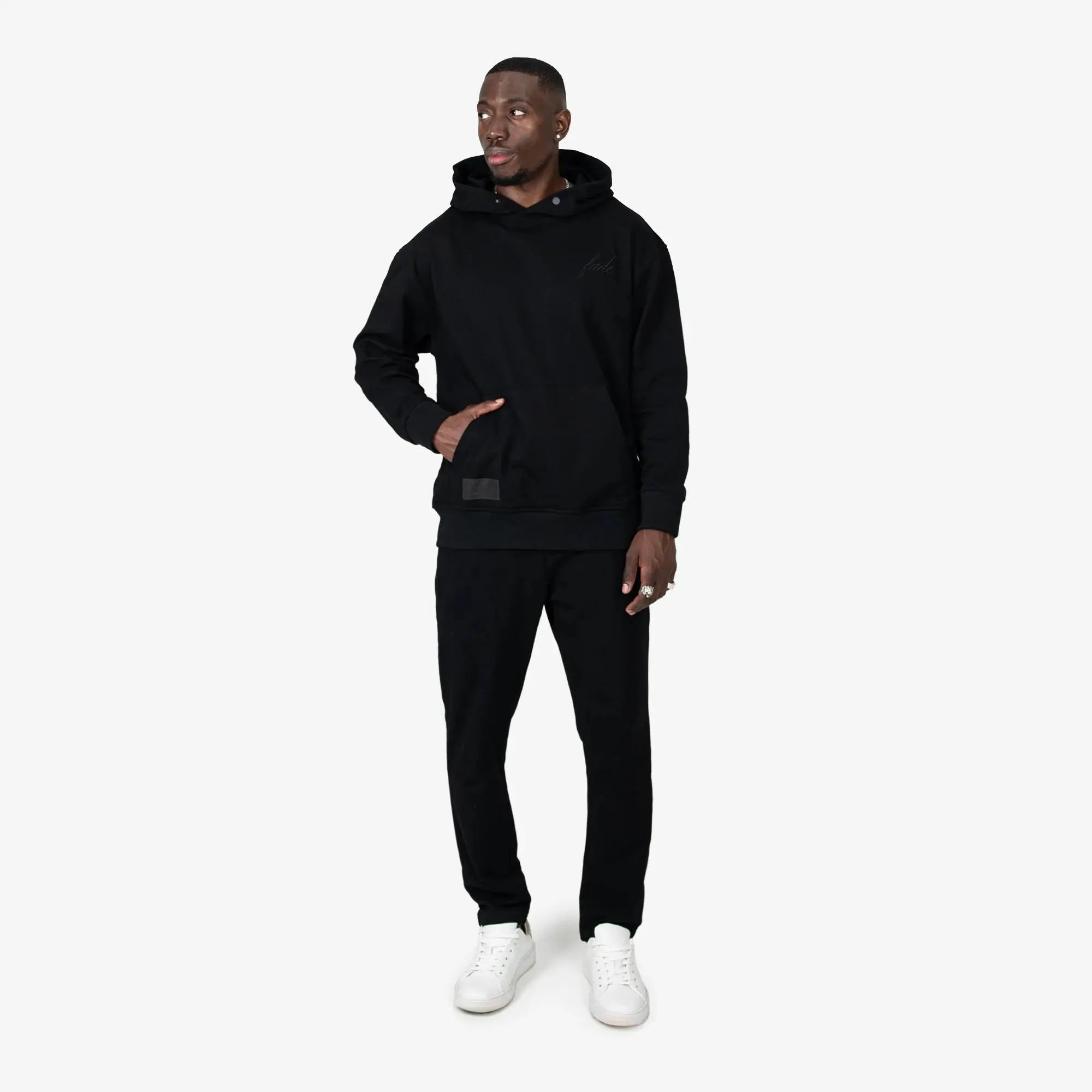 Atelier Sweatpants Tapered Fit Black - FADE