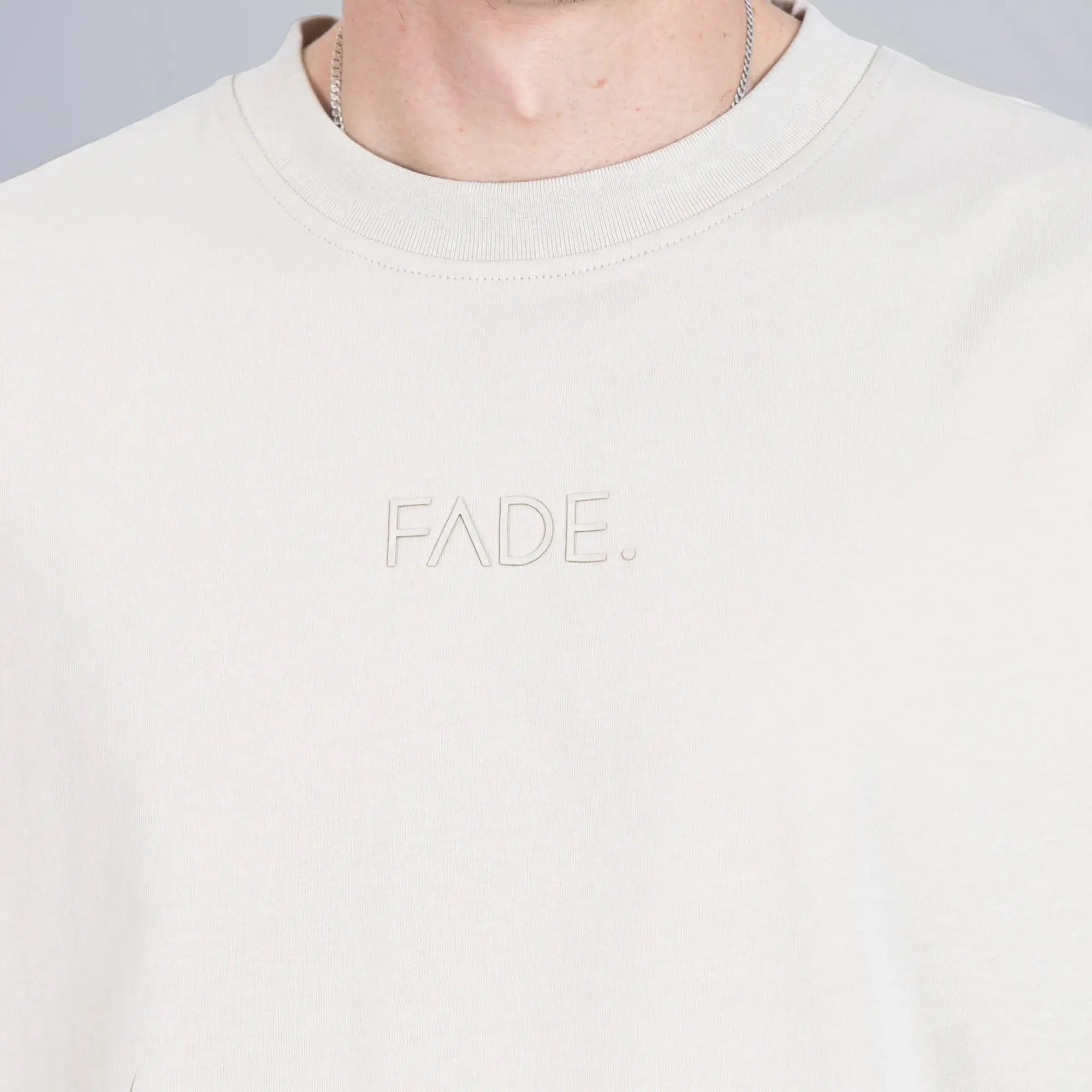 Essential Boxy T-Shirt Stone - FADE
