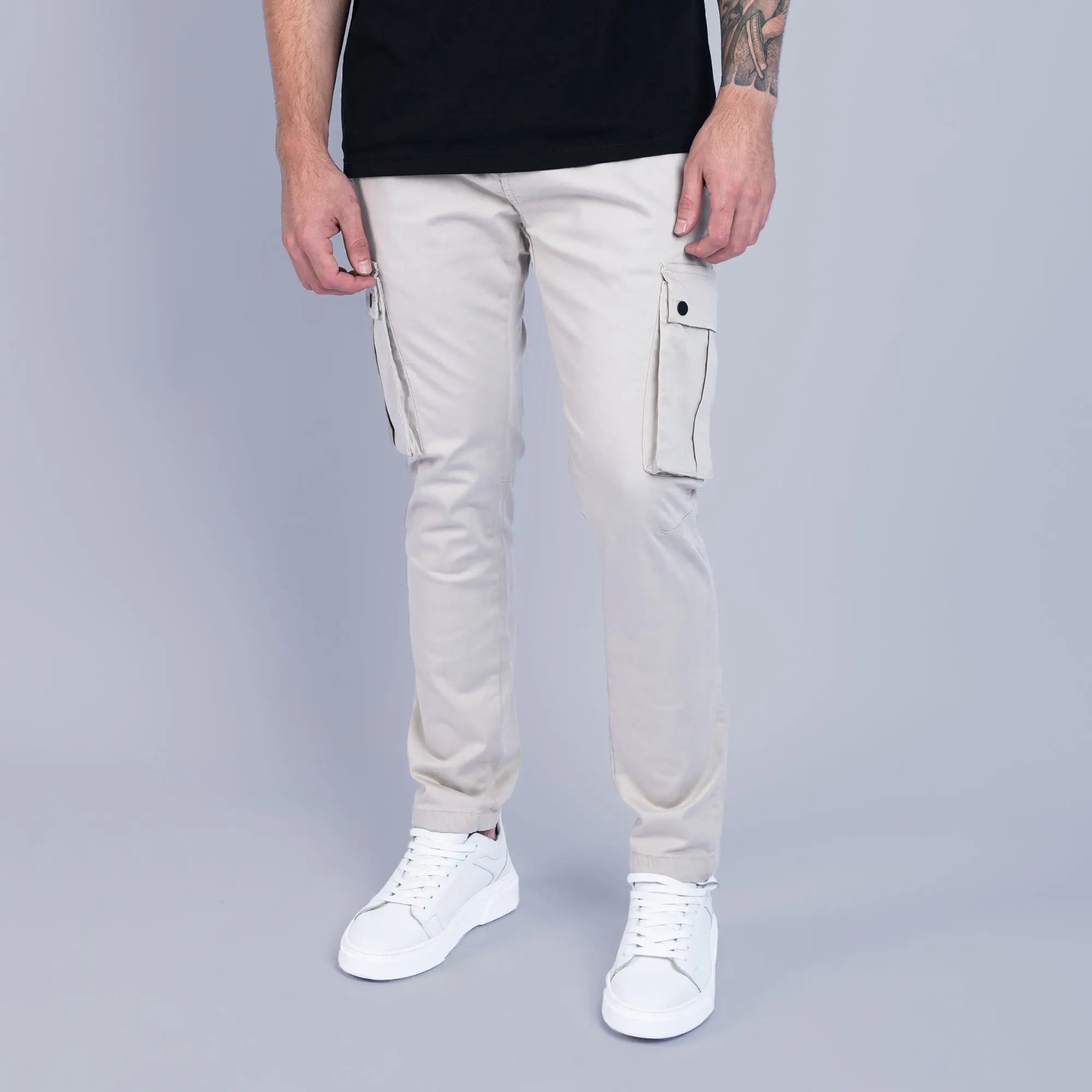 Essential Cargo Pants Stone - FADE