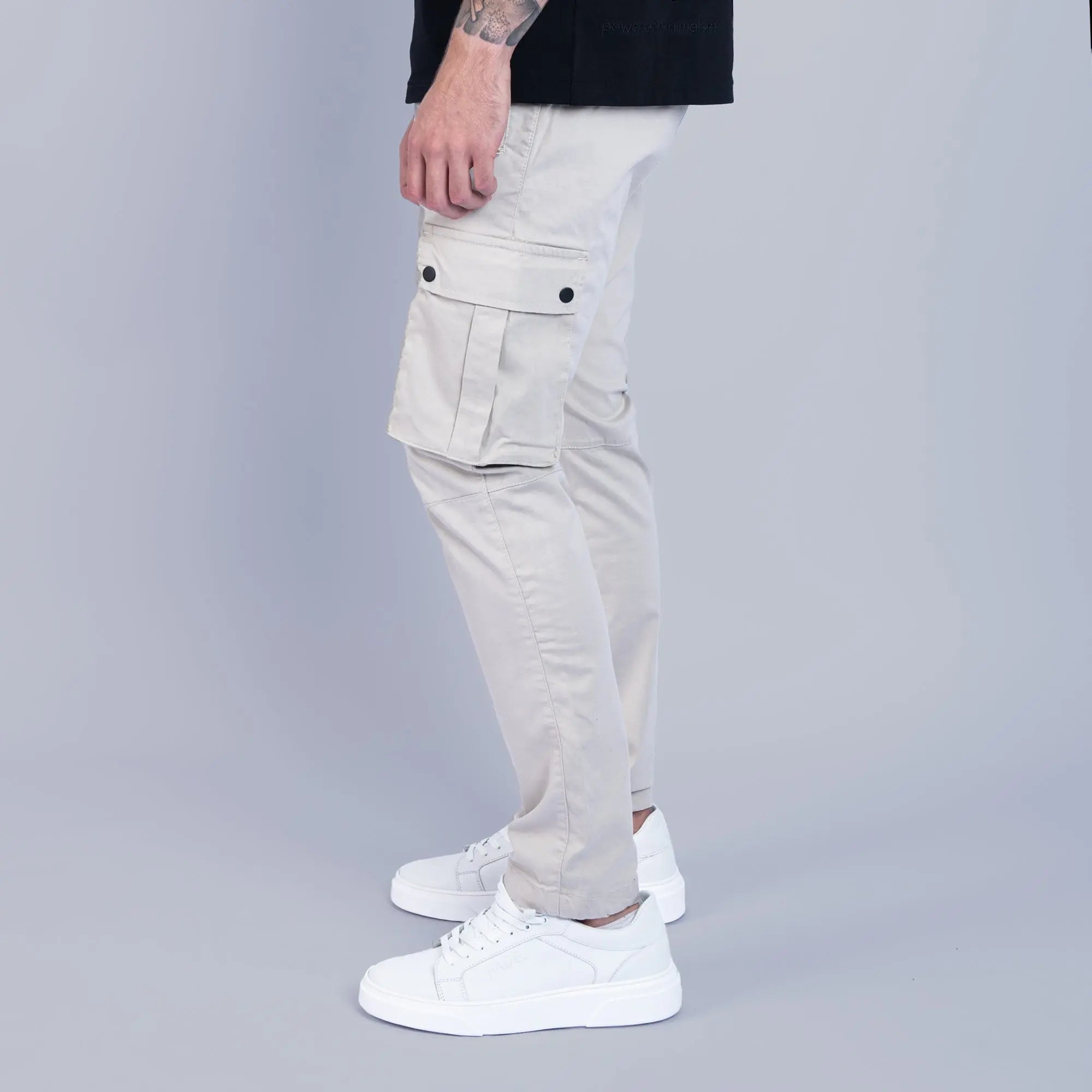 Essential Cargo Pants Stone - FADE