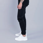 Essential Cuffed Jogger Black - FADE