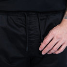 Essential Cuffed Jogger Black - FADE