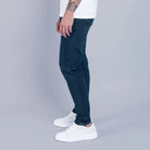 Essential Dark Wash Slim Tapered Jeans - FADE