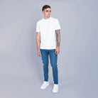 Essential Mid Wash Slim Tapered Jeans - FADE