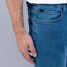Essential Mid Wash Slim Tapered Jeans - FADE