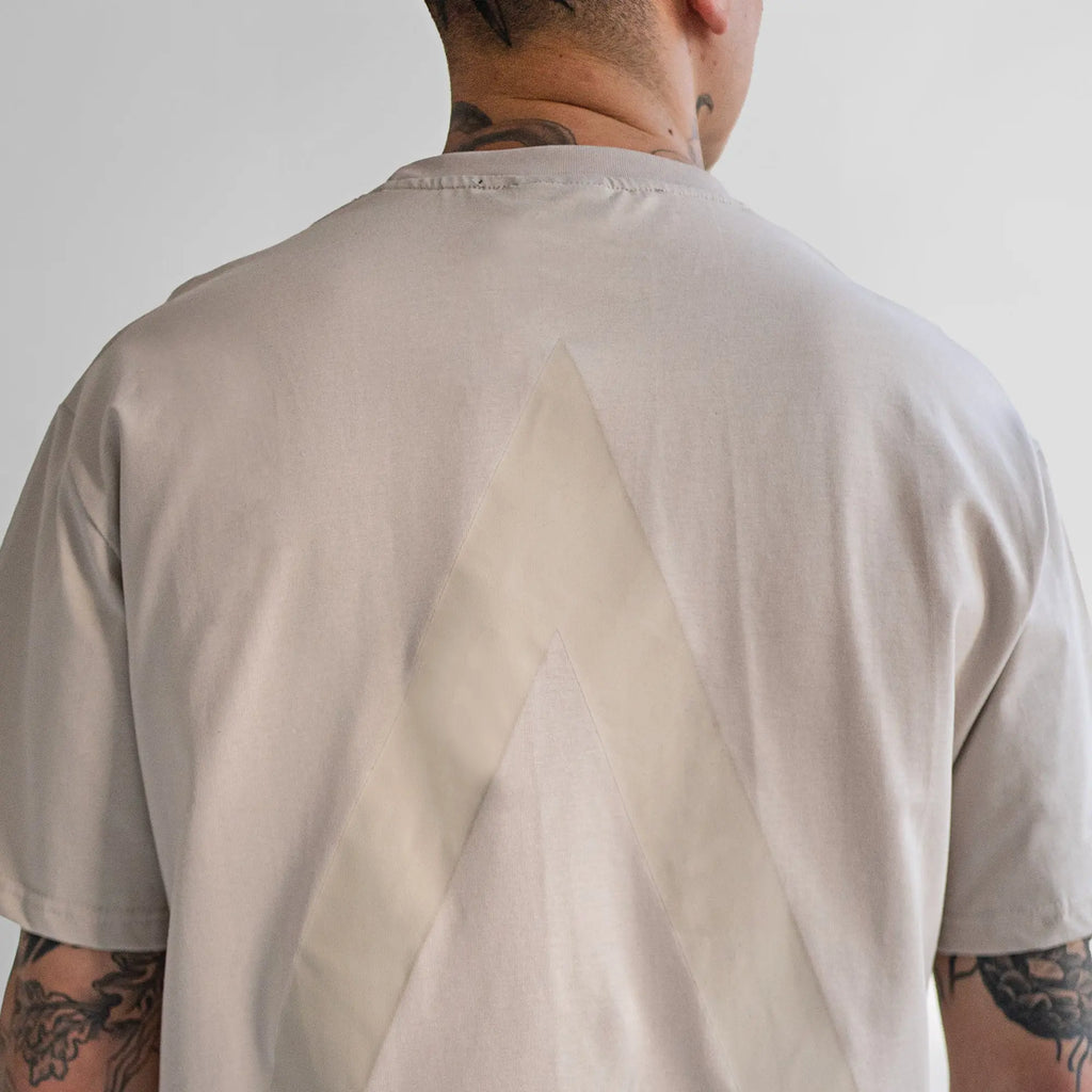 Fade Essential Boxy T-Shirt Stone - FADE