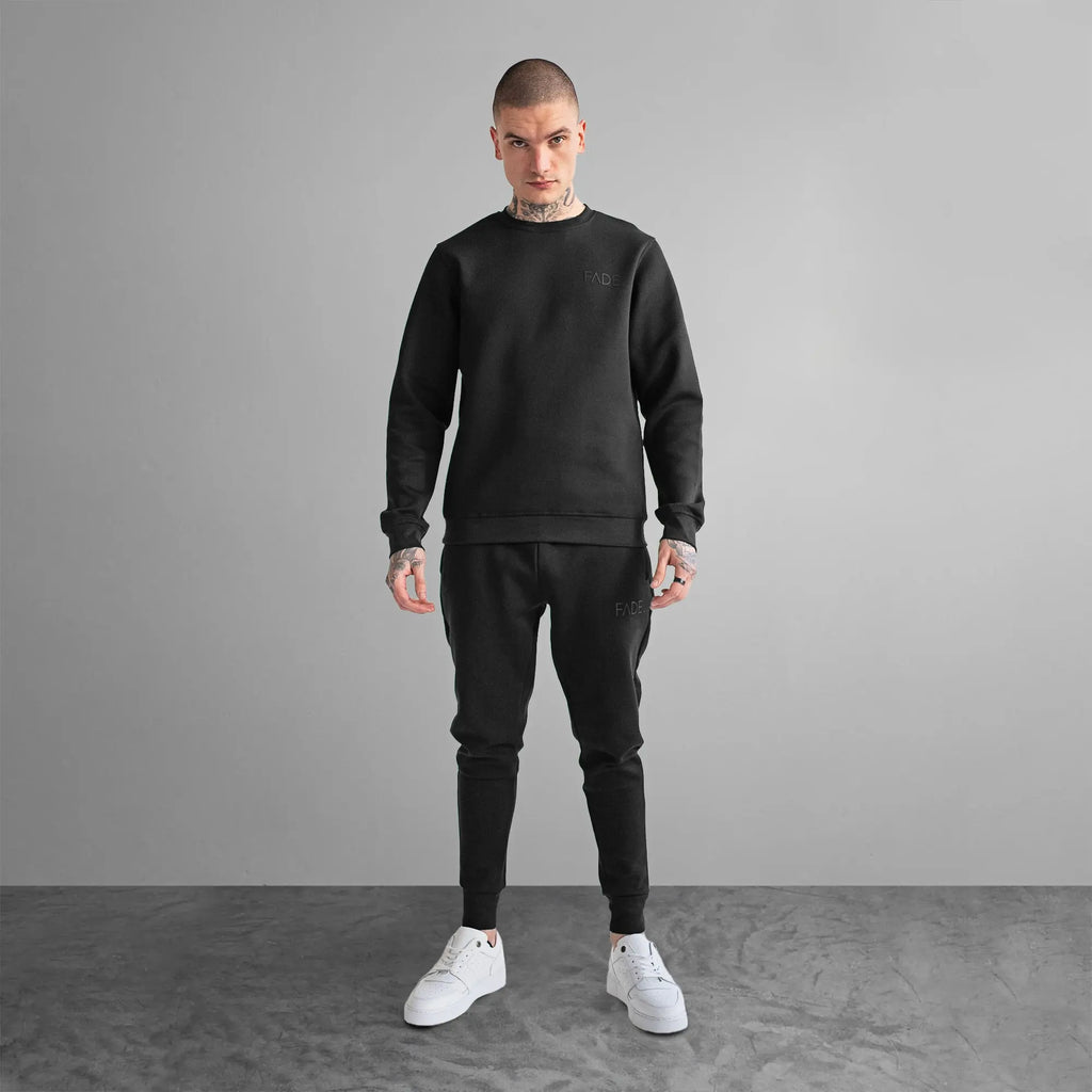 Fade Essential Sweatshirt Black - FADE
