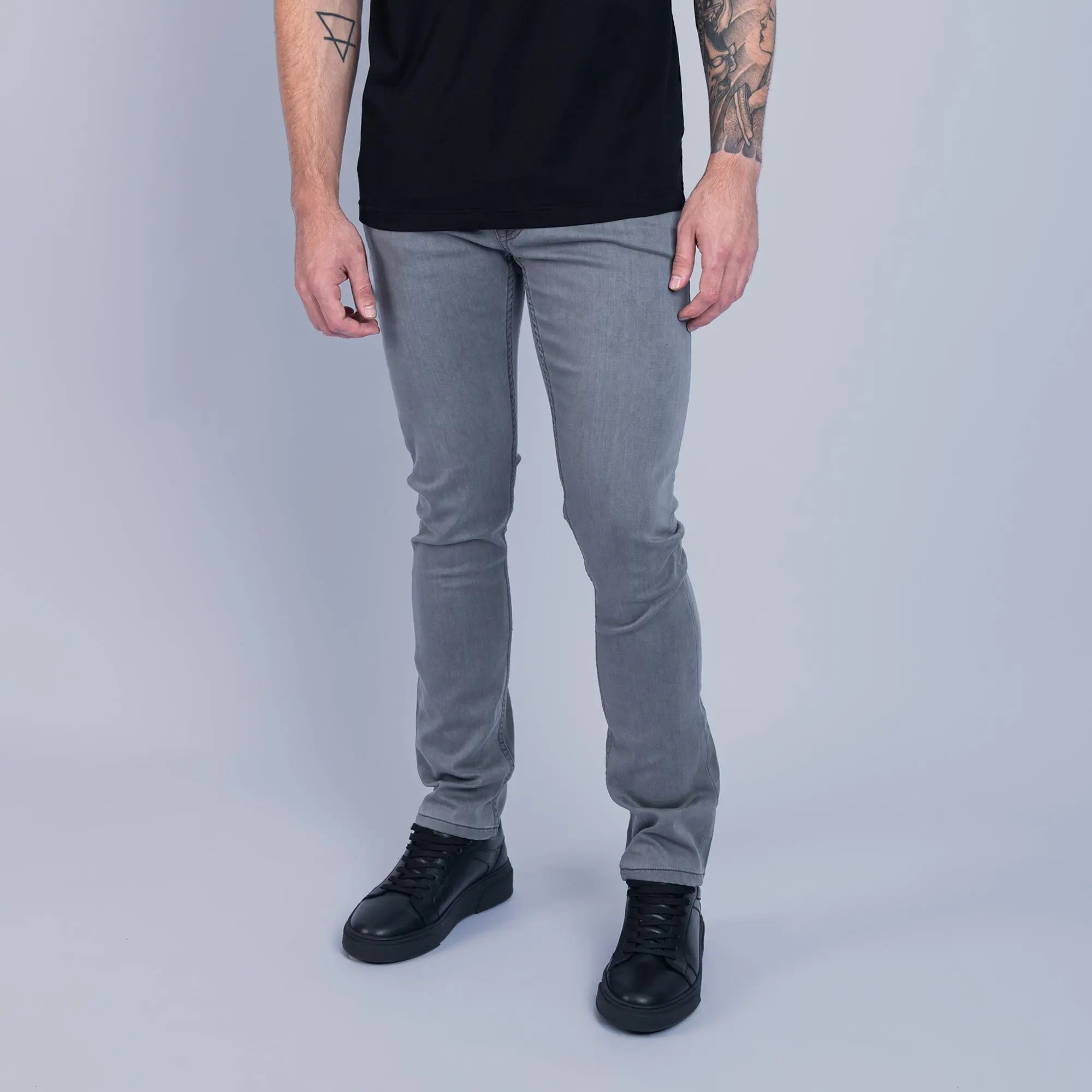Iconic Smoke Slim Fit Jeans - FADE