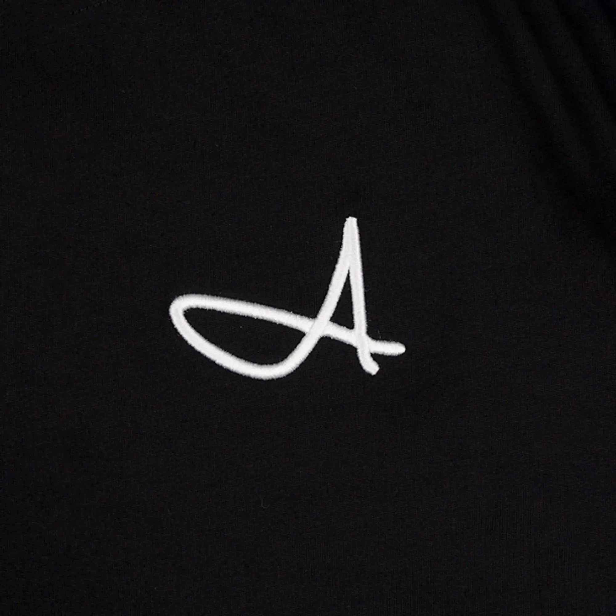Signature A Boxy T-Shirt Black - FADE