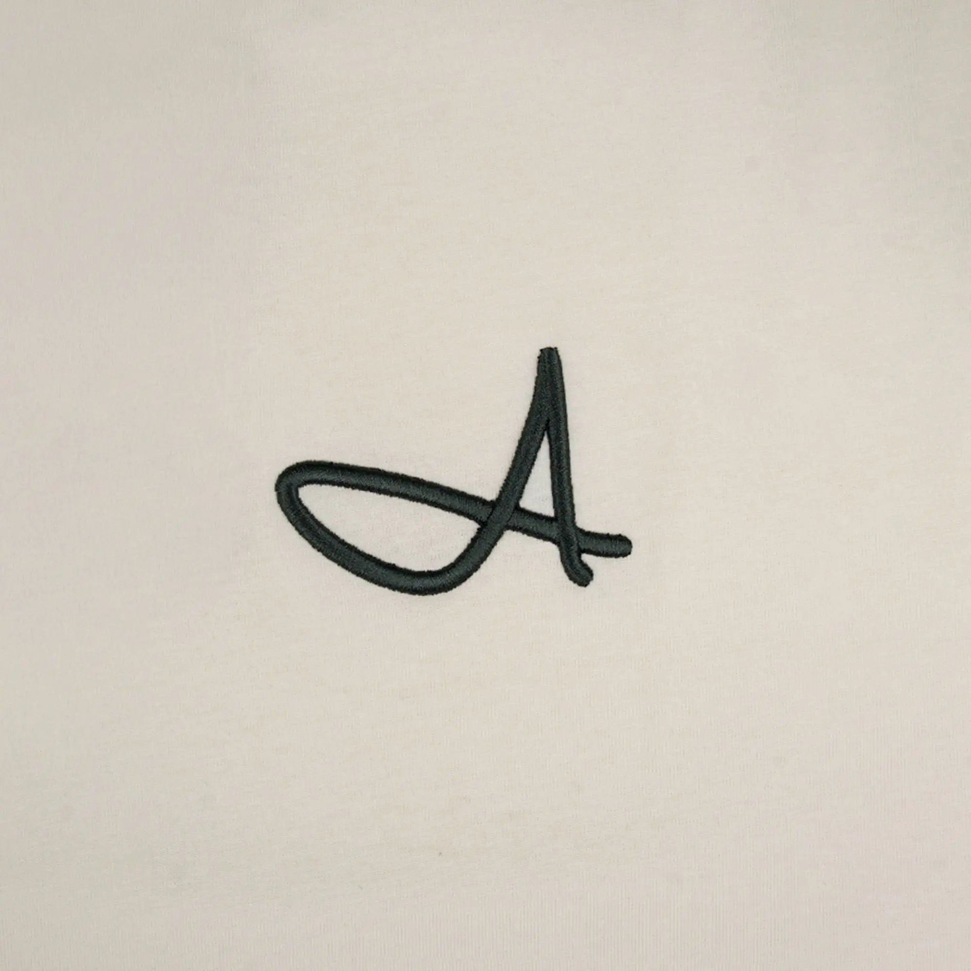 Signature A Boxy T-Shirt Off-White - FADE