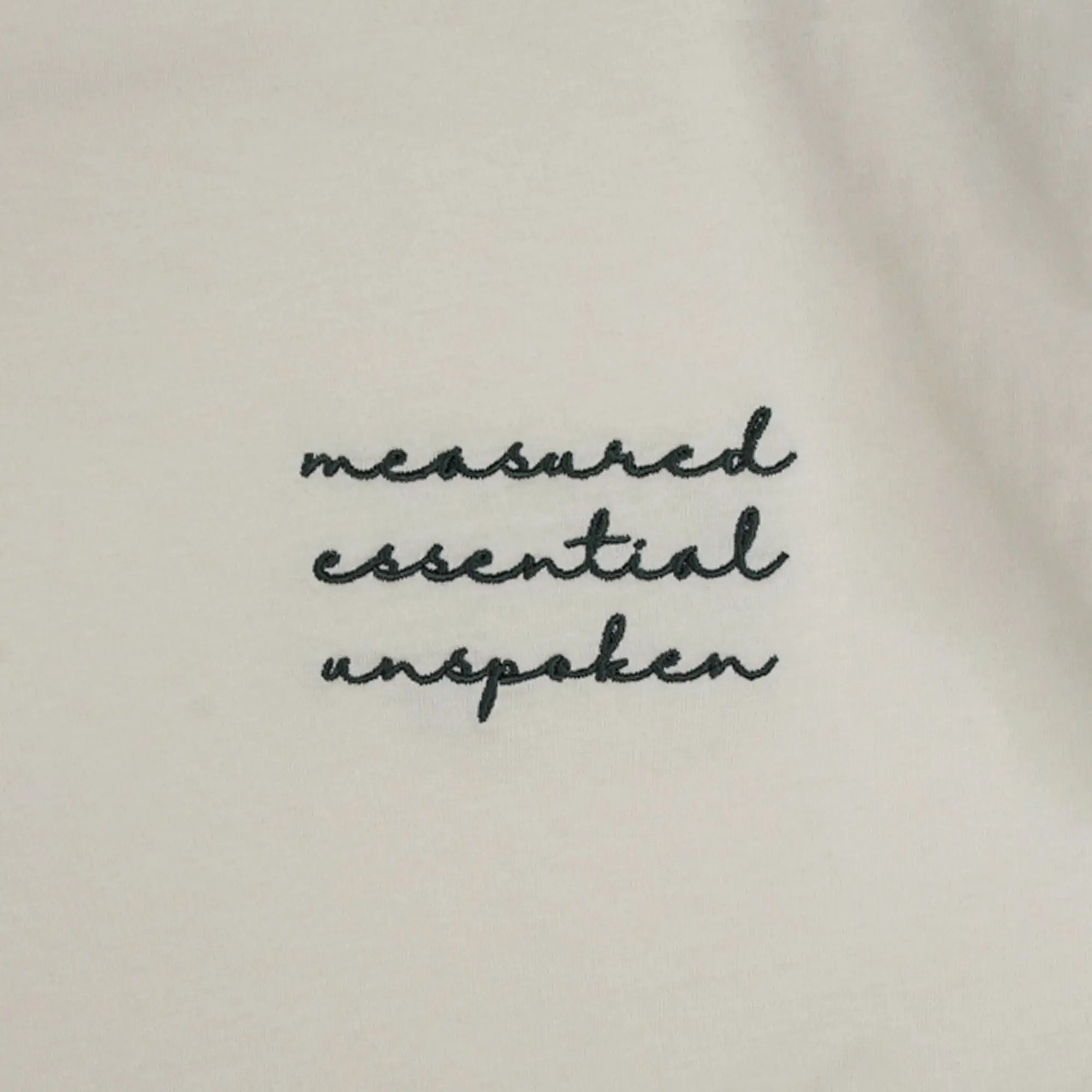 Signature A Boxy T-Shirt Off-White - FADE