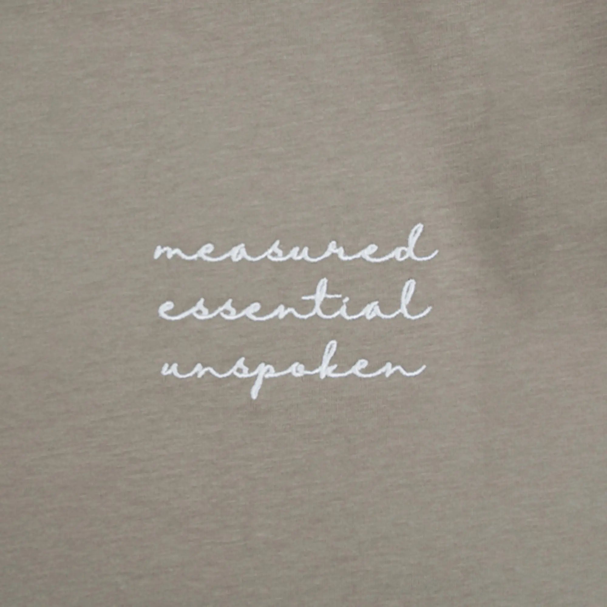 Signature A Boxy T-Shirt Taupe - FADE