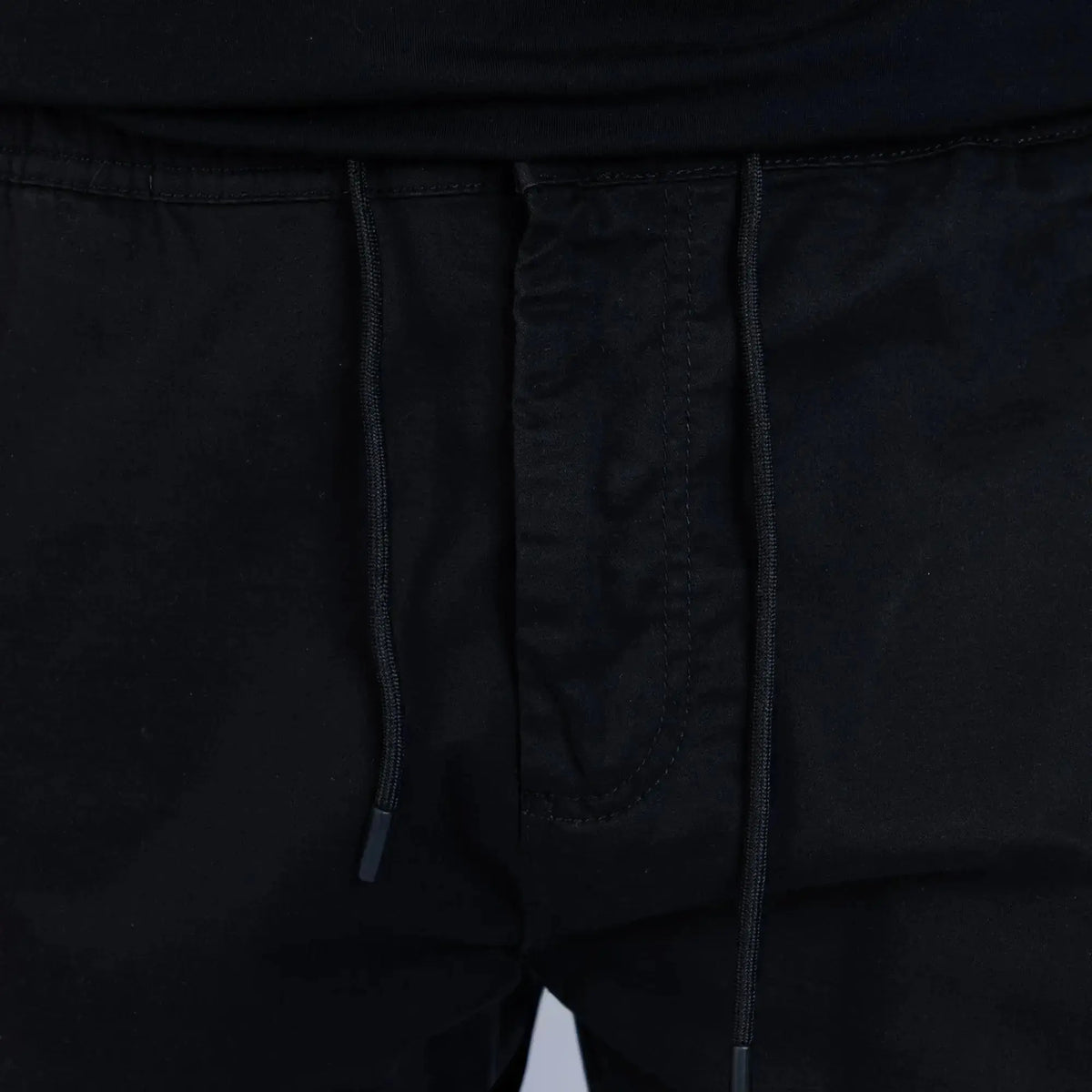 Essential Cargo Pants Black - FADE