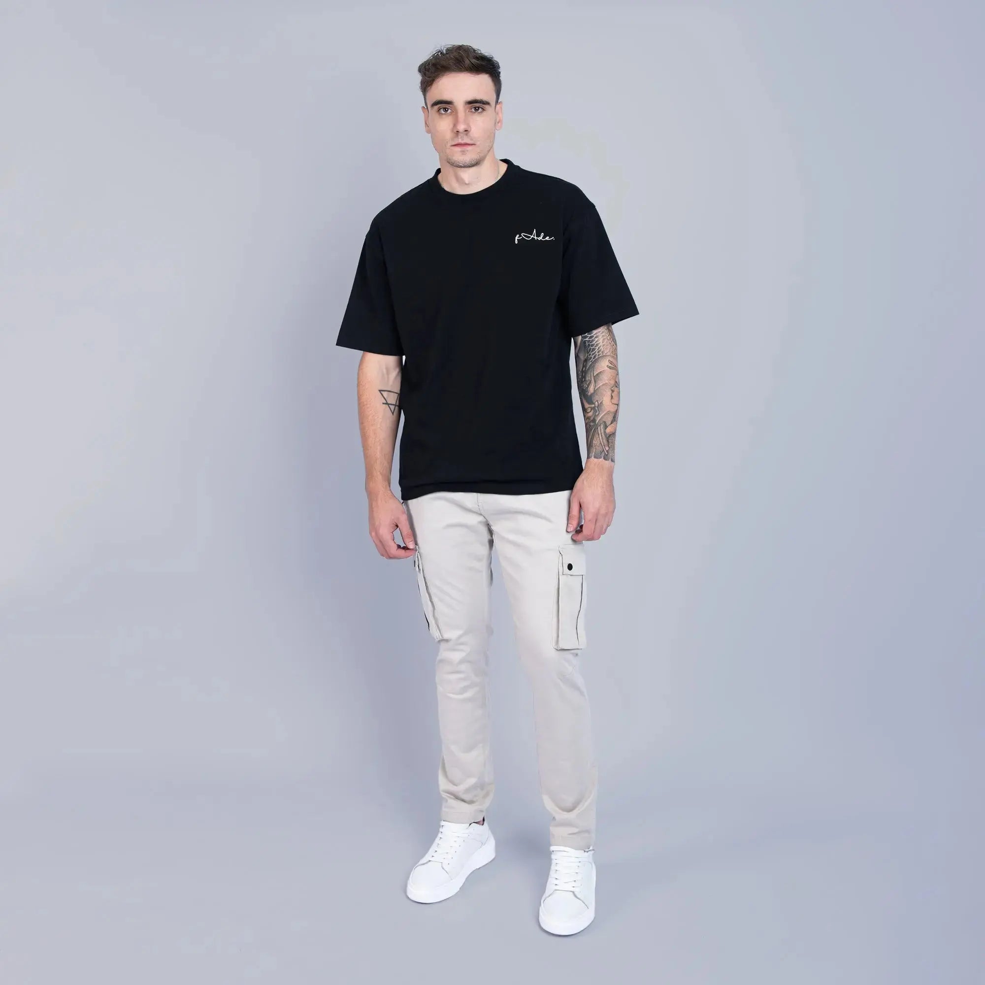 Essential Cargo Pants Stone - FADE