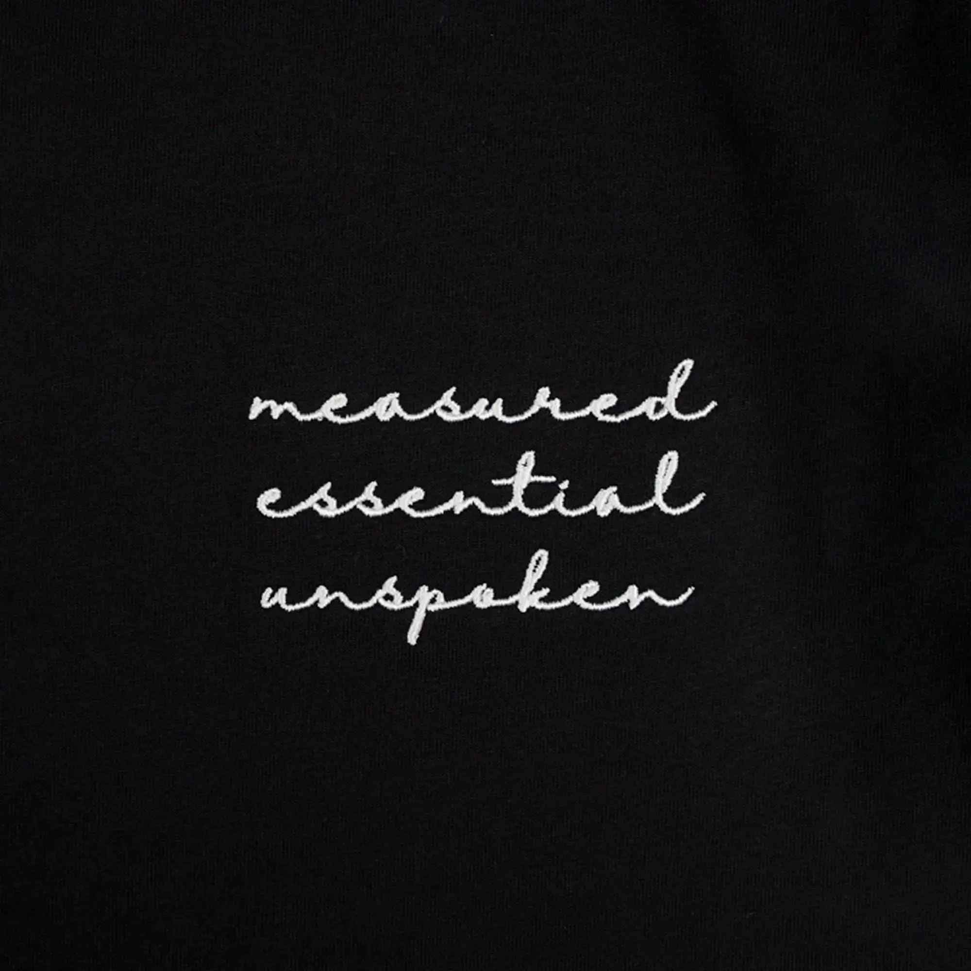 Signature A Boxy T-Shirt Black - FADE