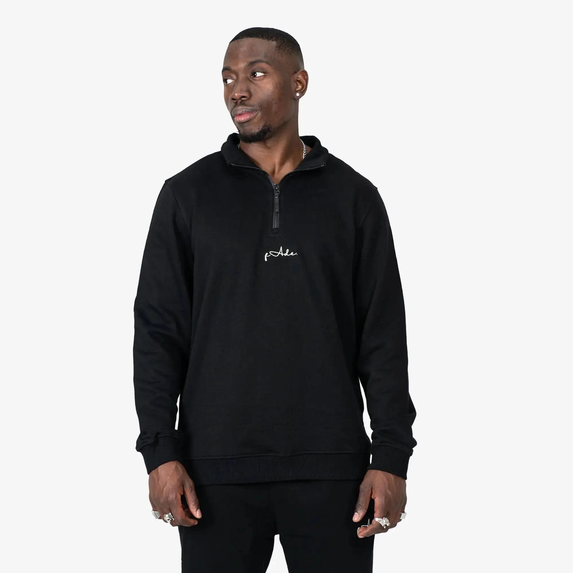 Signature Quarter Zip Black - FADE