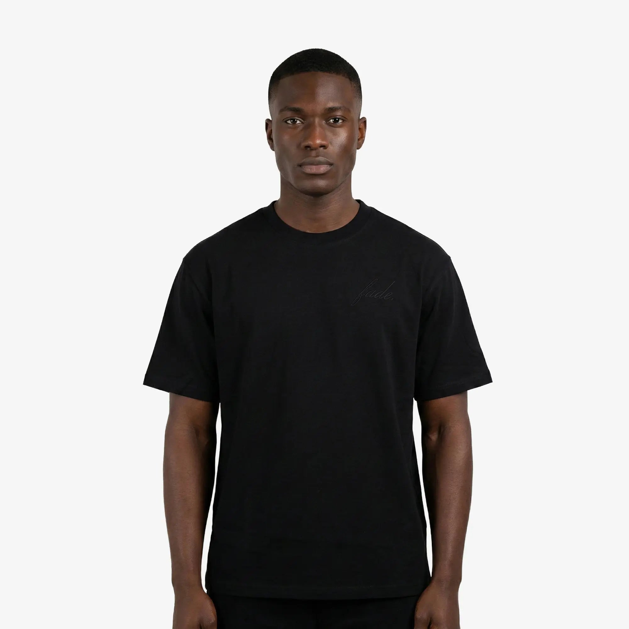 Atelier Boxy T-Shirt Black - FADE