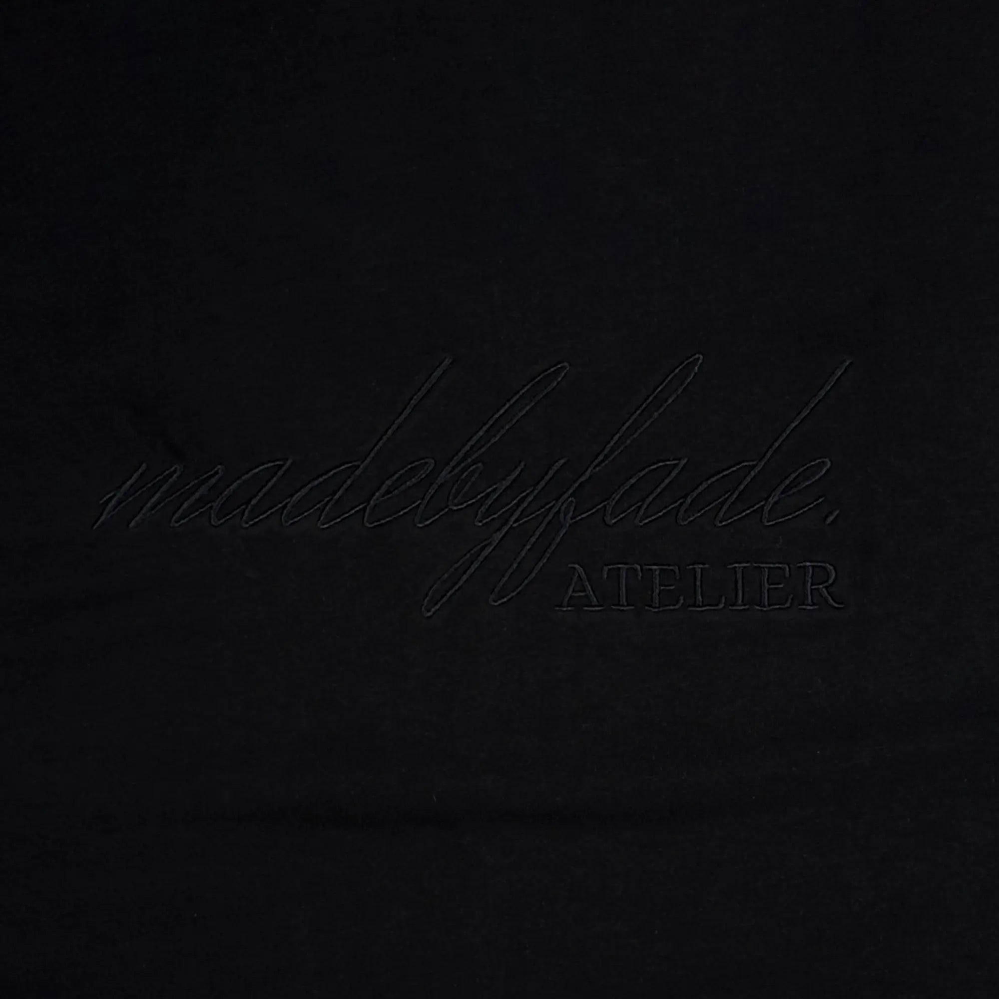 Atelier Boxy T-Shirt Black - FADE