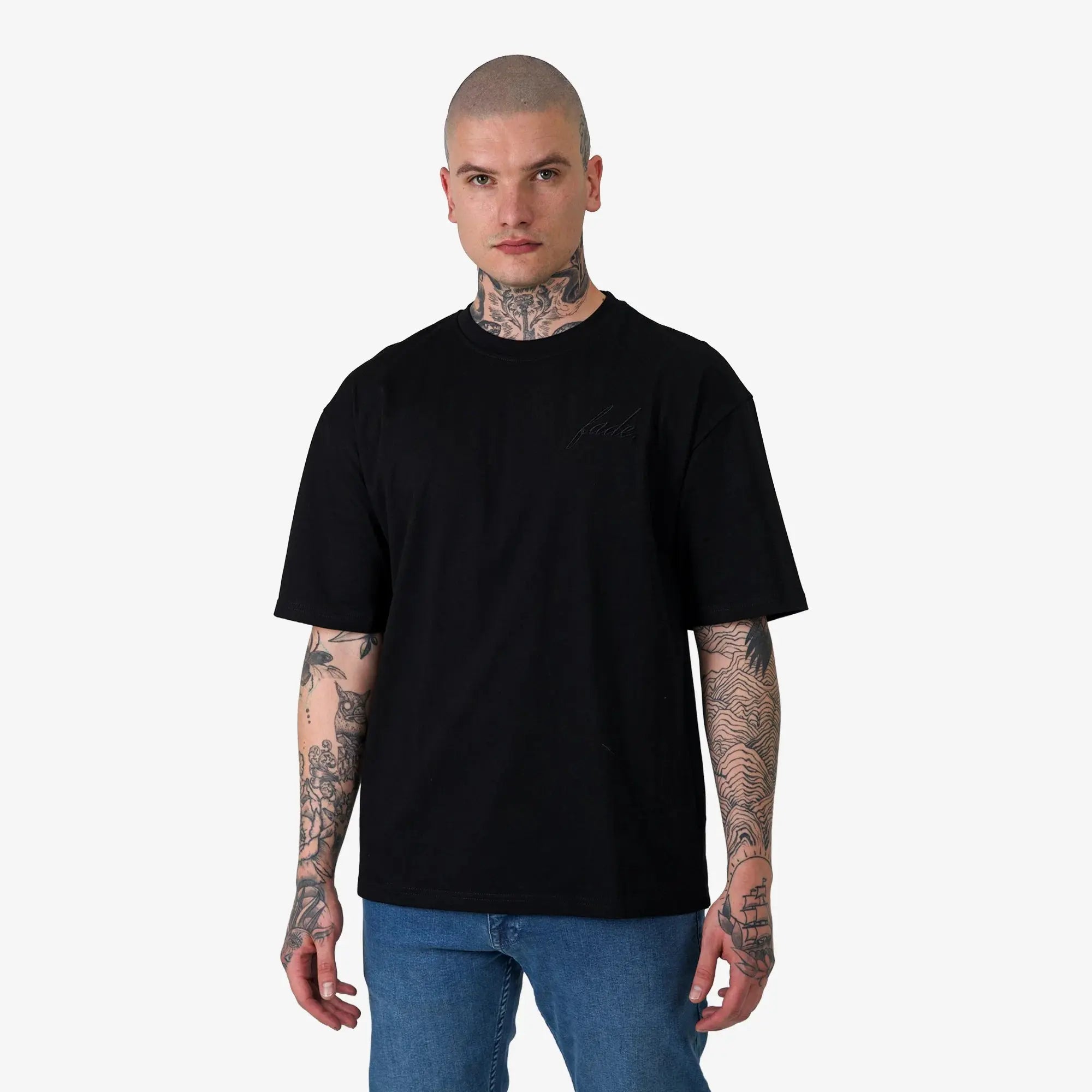 Atelier Relaxed Fit T-Shirt Black - FADE