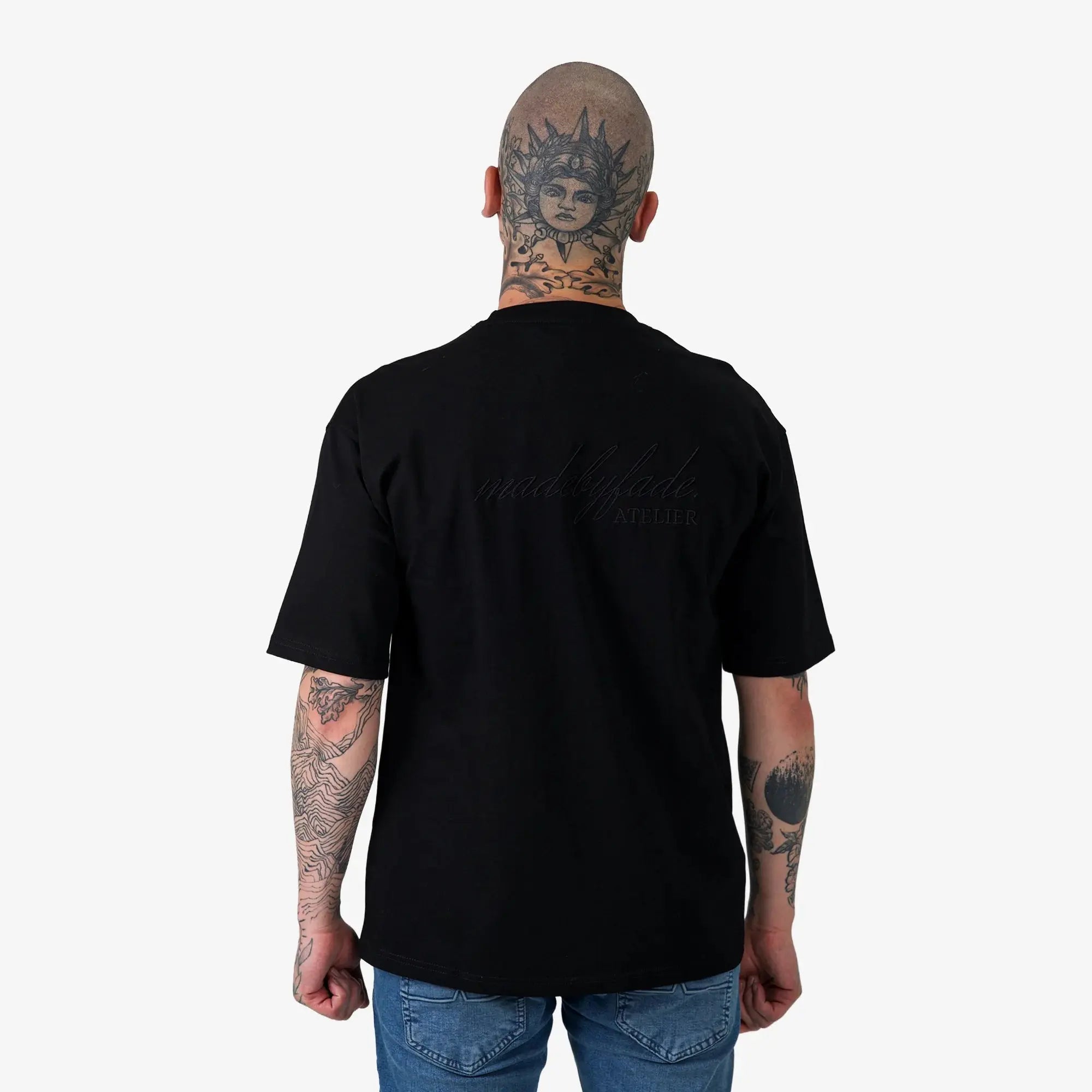 Atelier Relaxed Fit T-Shirt Black - FADE