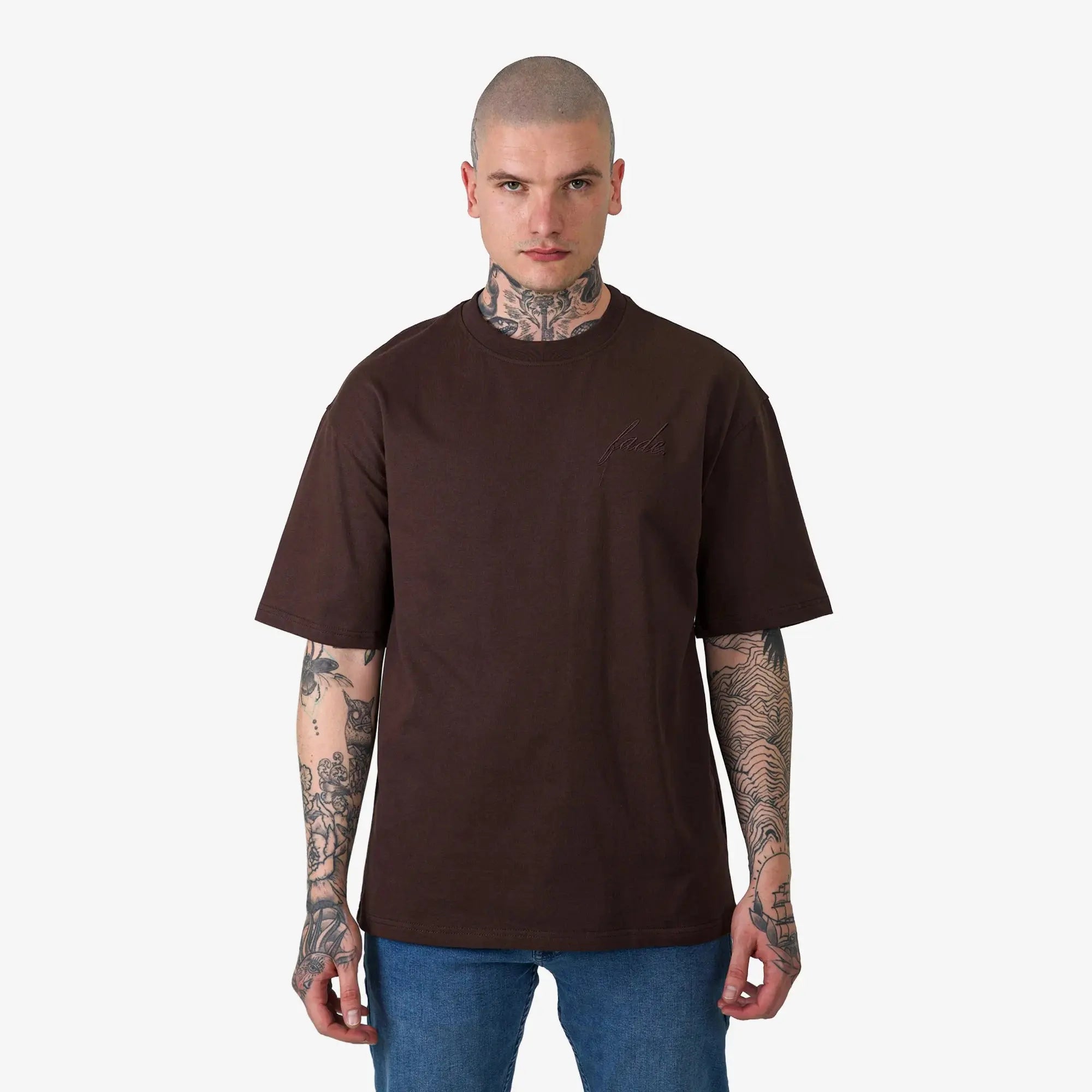 Atelier Relaxed Fit T-Shirt Chocolate - FADE
