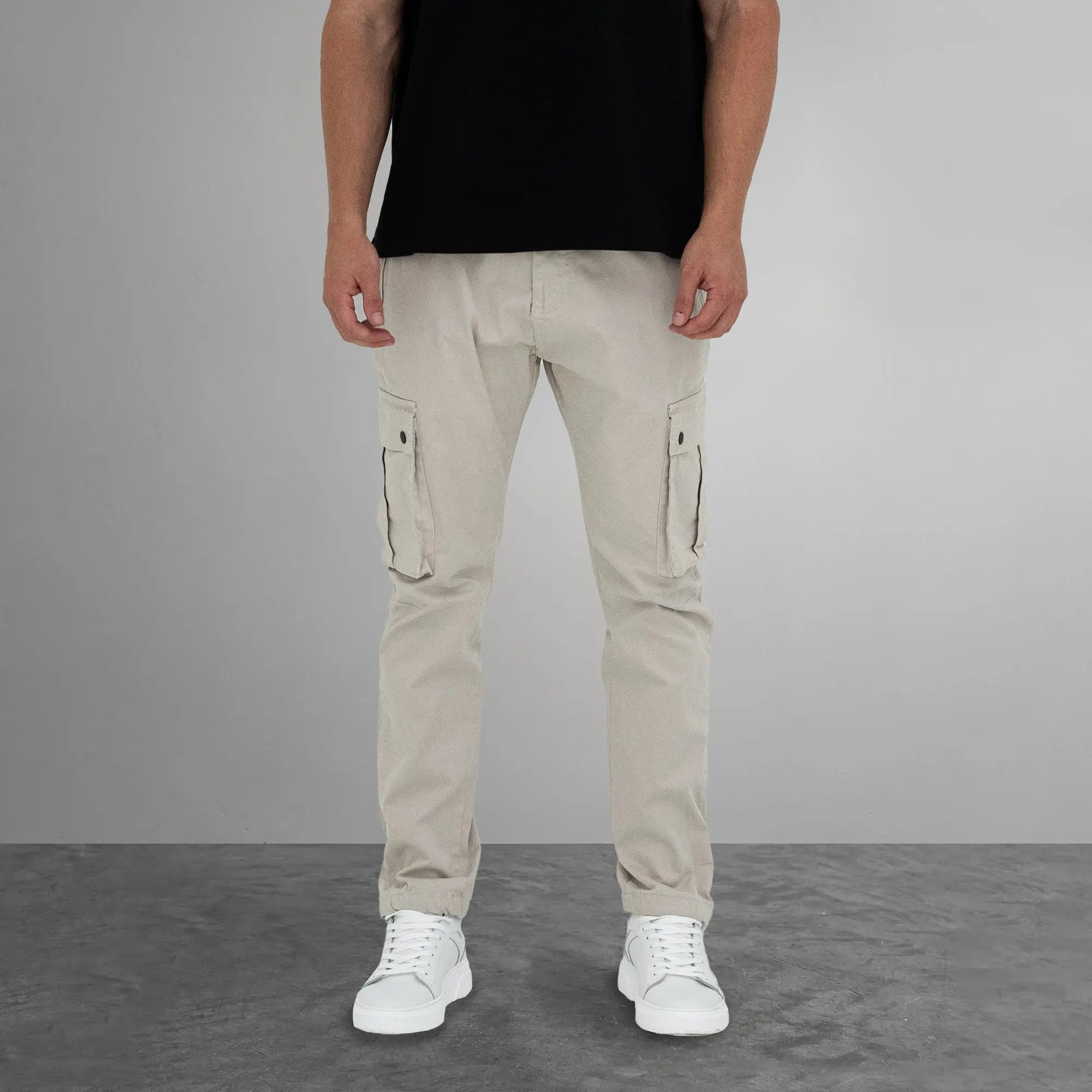 Essential Cargo Pants Stone - FADE