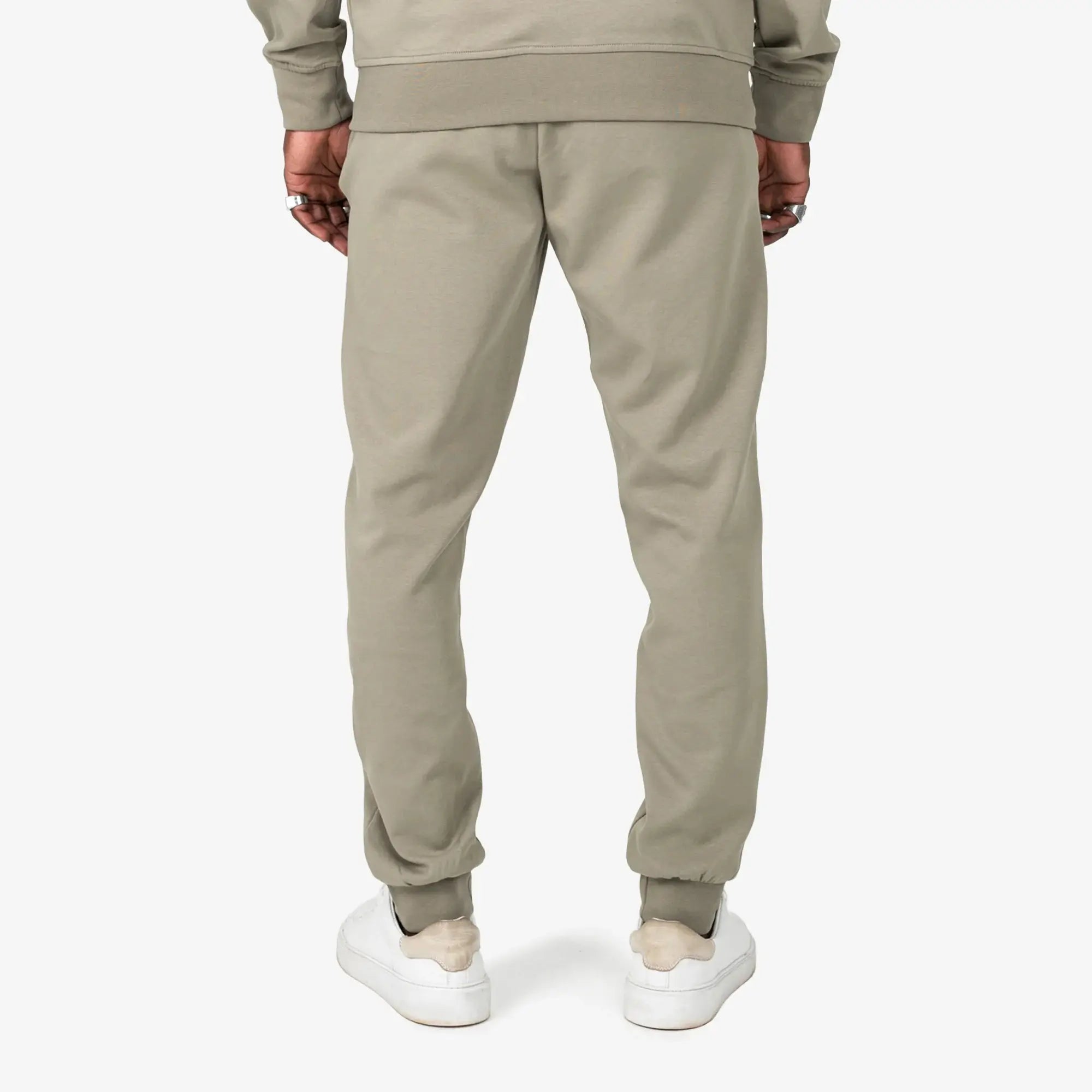 Essential Sweatpants Slim Fit Taupe - FADE