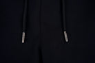 FJ033 Iconic Badge Shorts Black - FADE