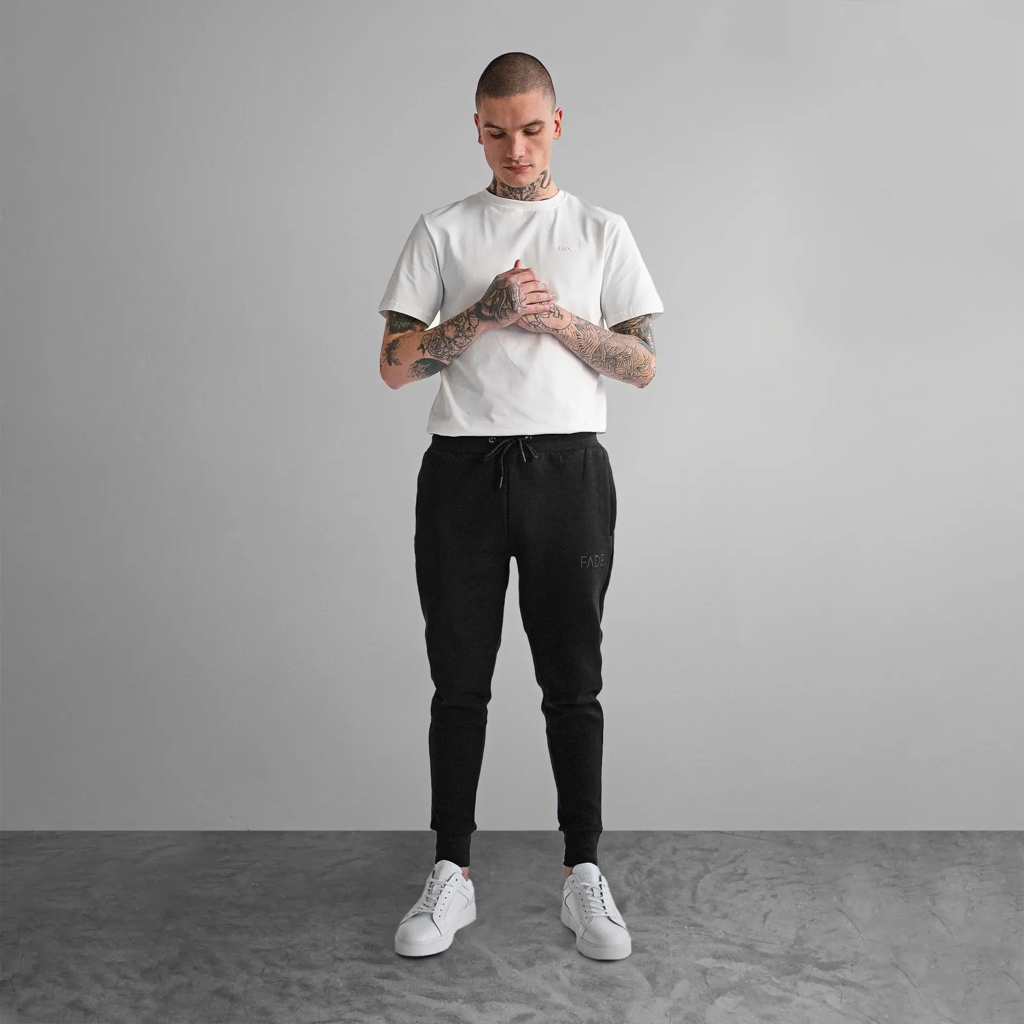 Fade Essential Sweatpants Black - FADE