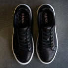 FF13 Iconic Sneaker Nappa Leather Black White - FADE