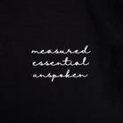 Signature A Boxy T-Shirt Black - FADE