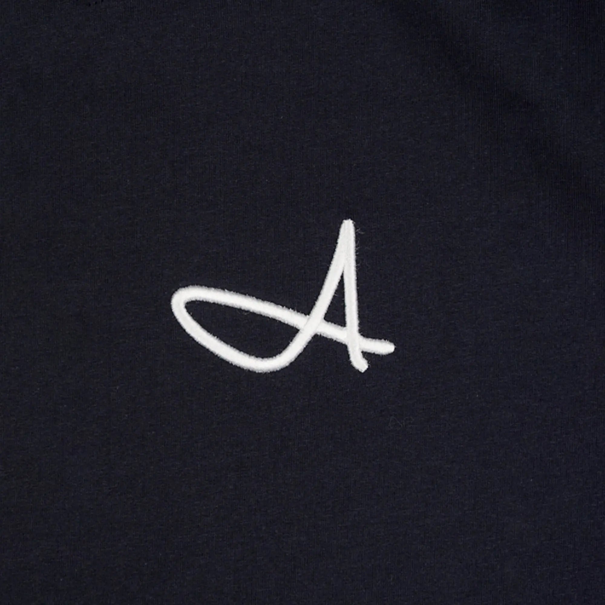Signature A Boxy T-Shirt Navy - FADE