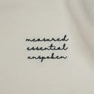 Signature A Boxy T-Shirt Off-White - FADE