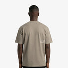 Signature A Boxy T-Shirt Taupe - FADE