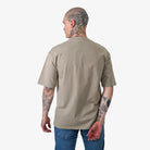 Signature A Relaxed Fit T-Shirt Taupe - FADE