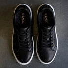 FF13 Iconic Sneaker Nappa Leather Black White - FADE