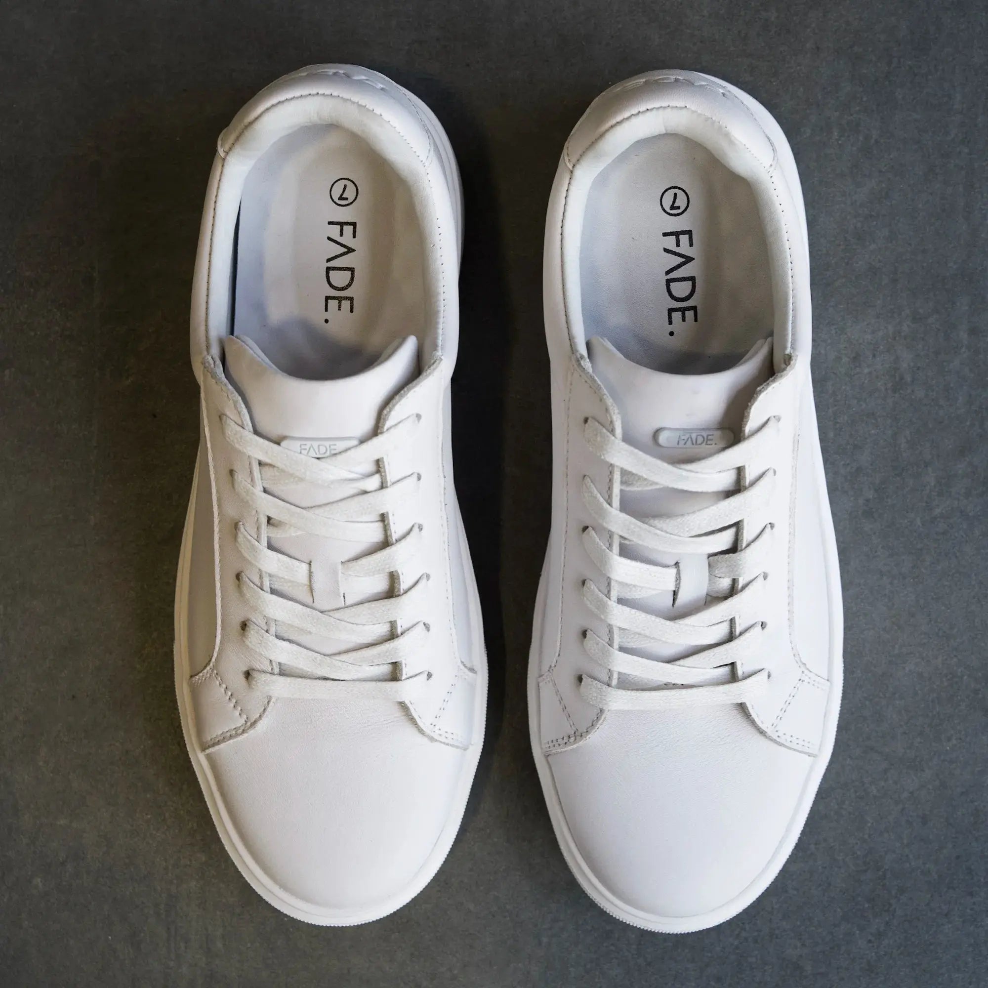 FF14 Iconic Sneaker Nappa Leather  White - FADE