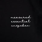 Signature A Boxy T-Shirt Black - FADE