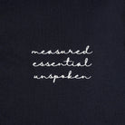 Signature A Boxy T-Shirt Navy - FADE