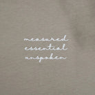 Signature A Boxy T-Shirt Taupe - FADE